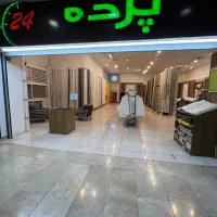 پرده طرحدار ضخیم طرح محو کف کف