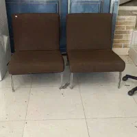 صندلی ثابت انتظار مبل فلزی فوم سرد