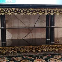 میز تلویزیون وکنسول نو برنز،به علت تغییر دکوراسیون|بوفه، ویترین، کنسول|قم, نیروگاه|دیوار