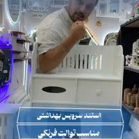 فروش شلف روی توالت فرنگی ضدآب