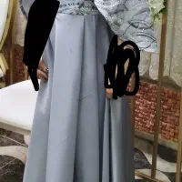 معاوضهلباس مجلسی نقره ای