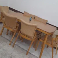 میز غذا خوری 6نفره چوب راش