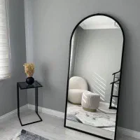 آیینه گنبدی دور فریم مشکی کوره ای آکبند