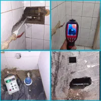 تشخیص ترکیدگی لوله کشی رفع نم نشت یابی تمام نقاط