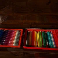 مداد رنگی فابر کاستل کلاسیک جعبه فلزی60رنگ