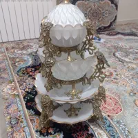 سرویس میوه خوری ومیز تلفن برنز