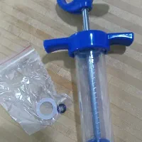 سرنگ 20 میل نشکن دسته فلزی برای عطر و سرلاک عروس