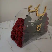 گل رز فلاور بگ دسته گل کادو تولد