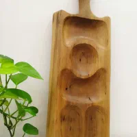 کارگاه تولید کننده انواع ظروف چوبی دستسازساعت چوبی