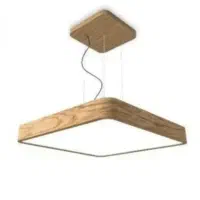 لوستر چوبی لامپ ال ای دی