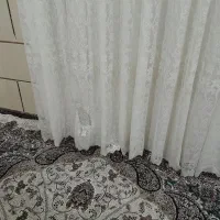 پرده تور وهمراه کتیبه|پرده، رانر، رومیزی|کارون, |دیوار