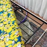 تخت یک نفره فلزی|تخت و سرویس خواب|قم, عمار یاسر|دیوار