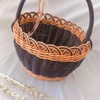 انواع سبدهای حصیری دست باف|صنایع دستی و سایر لوازم تزئینی|خمینی‌شهر, |دیوار