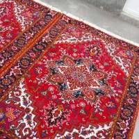 دوجفت فرش دستبافت ۶متری نقشه اصل تاجری هریس