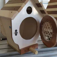 لانه پرنده و حیوانات و تزئین حیاط و خانه شما|لوازم جانبی حیوانات|کبودرآهنگ, |دیوار