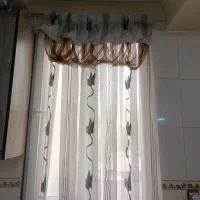 ست پرده پزایری وآشپزخانه