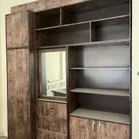 فروش کتابخانه و کمد اتاق خواب|کتابخانه، شلف، قفسه‌های دیواری|شیراز, زرهی|دیوار