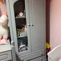 تخت کودک و نوجوان به همراه کمد