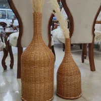 گلدان حصیری