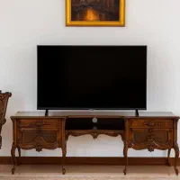 میز تلویزیون چوبی آینه کنسول سرویس خواب بوفه|میز تلویزیون|تبریز, |دیوار