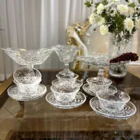 سرویس ۱۲ نفره کریستال آدریا ژاپن|صنایع دستی و سایر لوازم تزئینی|مشهد, آزادشهر|دیوار