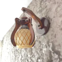 روشنایی دیواری مدل اناناسی تک شاخه