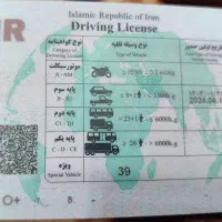 راننده لودر دارای ویژه