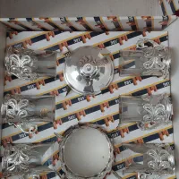 یک دست استکان فرانسوی گالش دار