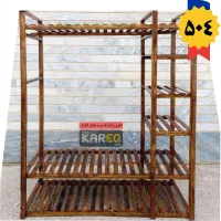 آویزهای چوبی مدل کمند/قفسه فلزی رگال کمد لباس/6 کد|بندرخت و رخت‌آویز|اصفهان, شاهد|دیوار