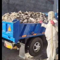 حمل نخاله های ساختمانی  شن ماسه سریع ارزان