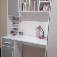 کتابخانه سفید رنگ‌|کتابخانه، شلف، قفسه‌های دیواری|تهران, شهرک آزادی|دیوار