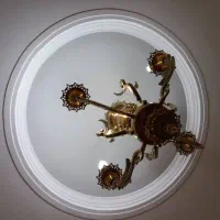 لوستر برنز چهار شاخه|لوستر و چراغ آویز|تهران, سلسبیل شمالی|دیوار