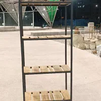 استند چوب همراه فلز