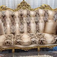 مبل سلطنتی درحدنونو ورق طلا|مبلمان خانگی و میز عسلی|بروجرد, |دیوار