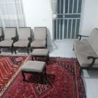 مبل 7 نفره با چوب جنگلی