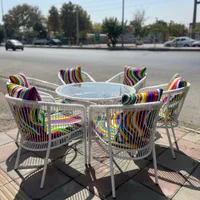میز صندلی باغی/کافه رستورانی حیاطی فلزی|میز و صندلی غذاخوری|تهران, ابوذر|دیوار
