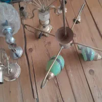 آویز و چراغ لوستر قدیمی|لوستر و چراغ آویز|اصفهان, آبشار|دیوار