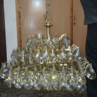دو عدد لوستر سقفی