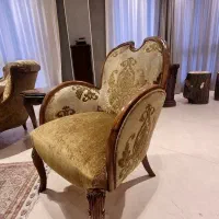 ست کامل مبل استیل ۶ نفره میز جلو مبلی و  دو عسلی|مبلمان خانگی و میز عسلی|تهران, یوسف‌آباد|دیوار