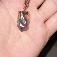 گردن بند سنگ آمیتیست دفع انرژی منفی.و...