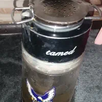 قلیون دو جداره مسافرتی تک زغاله با کام عالی