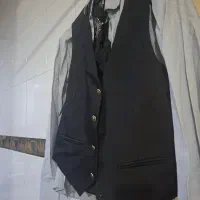 کت و شلوار و پیراهن شیک مشکی ۴۸