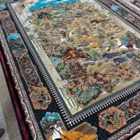 فرش قصر ایرانی ماهرخ کد ۱۲۳۰ نقد اقساط متنوع