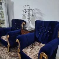 مبل هفت نفره همراه میز عسلی|مبلمان خانگی و میز عسلی|اقبالیه, |دیوار