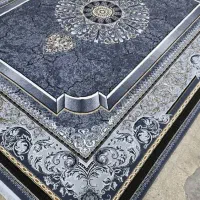 فرش ماشینی ۶ متری کاشان با نقشه خاص