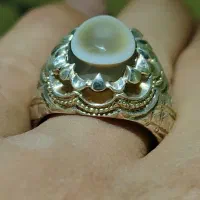 انگشتر فدیوم آصف ساواس باباقوری عقیق زرد فیروزه|جواهرات|ری, شهرری|دیوار