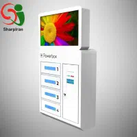 استند پاور باکس و قفسه امن شارژ موبایل و تبلیغات
