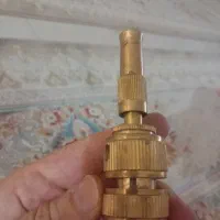 نازل سر شیلنگی برنجی