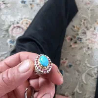 انگشتر فیروزه نیشابور شجریان طبیعی