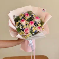 دسته گل طبیعی